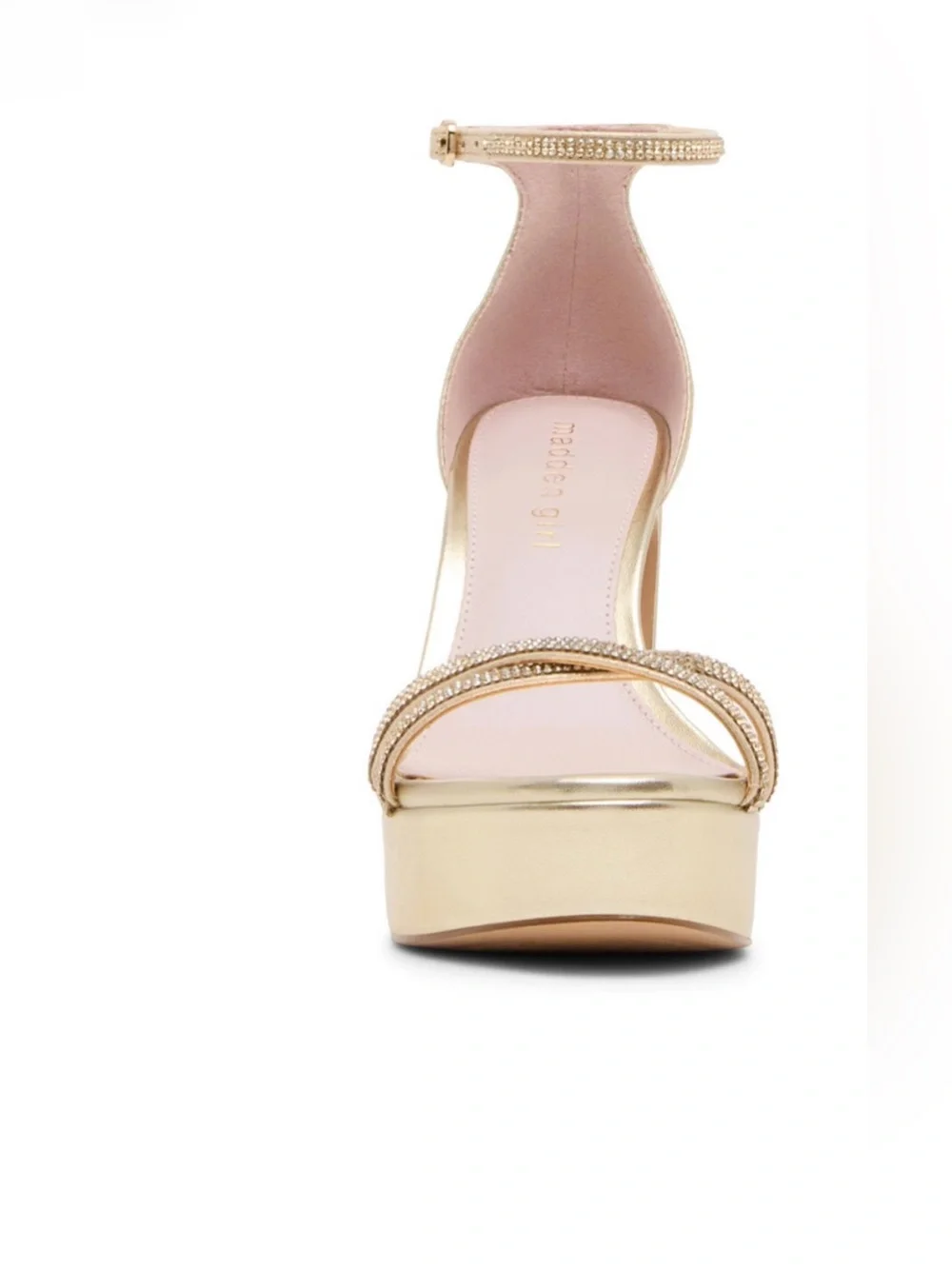 Madden Girl Women's Cady-R Strappy Platform Round-Toe Dress Sandals